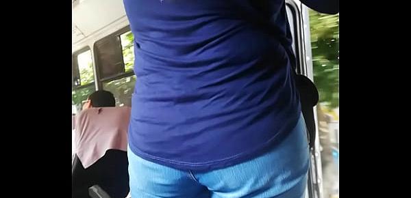  Culote de señora en Cuernavaca CASI SE LAS TOCO